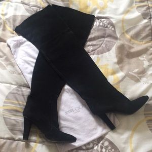 Jimmy Choo over the knee suede boots